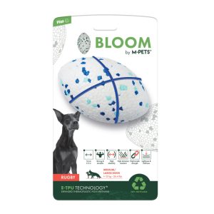 Balle de Rugby Bloom 14cm pour chiens supérieurs à 12kg